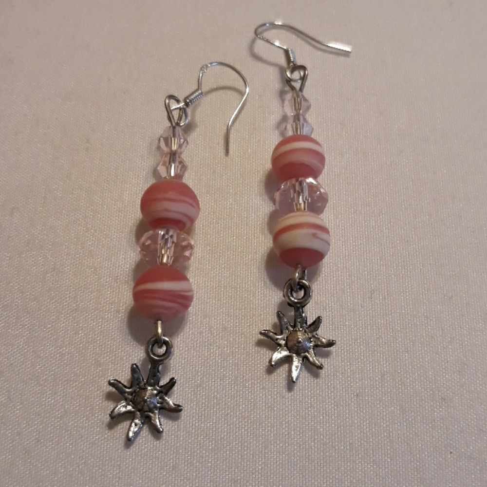Stone Crystal Earrings